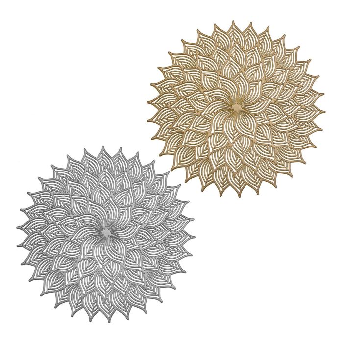 Salvamantel Plateado Versa (6 Unidades) 3 Salvamantel Plateado Versa (6 Unidades) 3