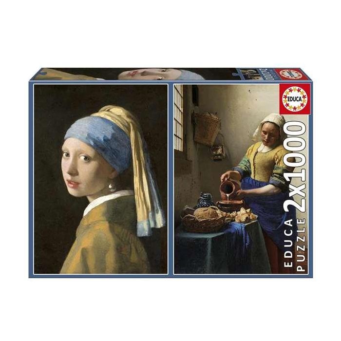 Puzzle 2x1000 piezas vermeer 1 Puzzle 2x1000 piezas vermeer 1