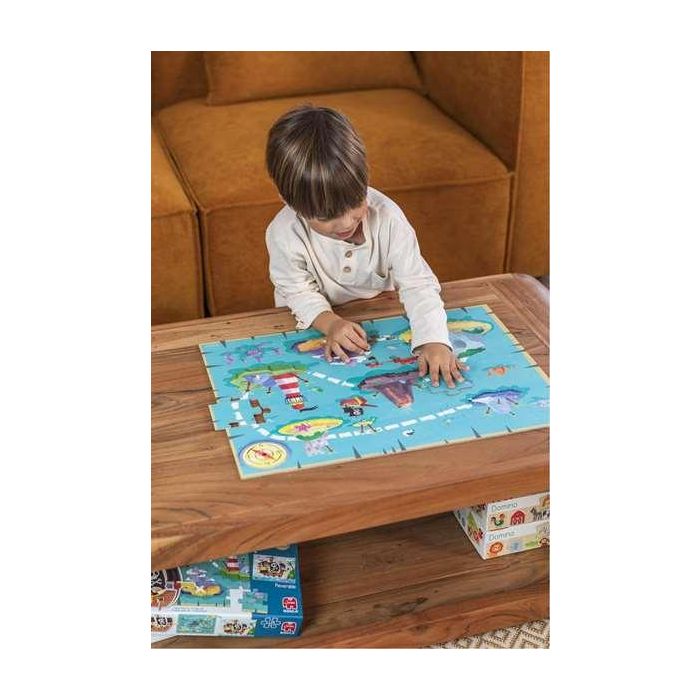 Puzzle XXL piratas.incluye un barco pirata para jugar con el mapa del tesoro. 1