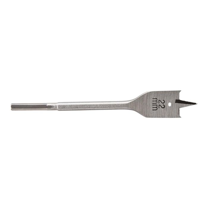 Wolfcraft Broca de pala, vástago hexagonal, Ø22 x 152 mm, acero templado, 6,35 mm (1/4") Wolfcraft Broca de pala, vástago hexagonal, Ø22 x 152 mm, acero templado, 6,35 mm (1/4")