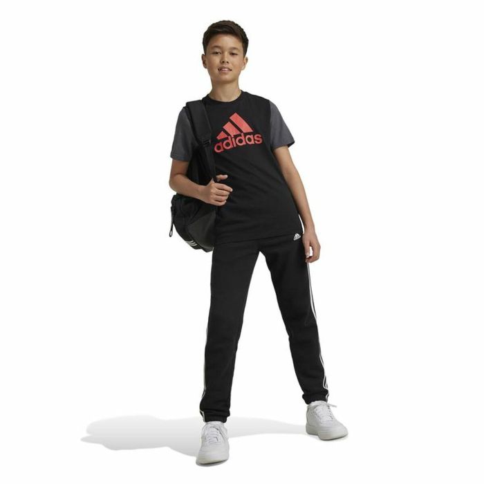 Camiseta de Manga Corta Unisex Adidas Essentials Negro 3