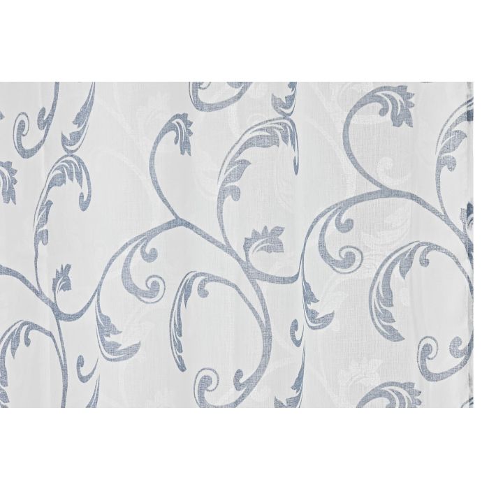 DKD Home Decor Cortina Alpino Azul Blanco 270 x 140 cm Poliéster 75gsm Estilo Barroco (2 Unidades) 3 DKD Home Decor Cortina Alpino Azul Blanco 270 x 140 cm Poliéster 75gsm Estilo Barroco (2 Unidades) 3