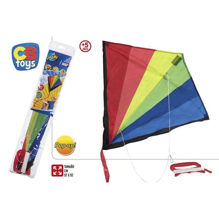 Cometa nylon pop-up diamante clasica 56 cm