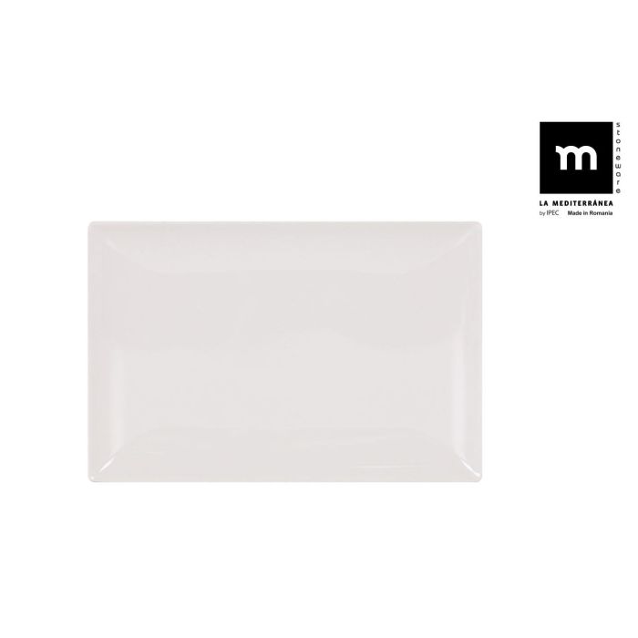 Fuente Rectangular Ivory Brillo 30x20 cm La Mediterranea (6 Unidades) Fuente Rectangular Ivory Brillo 30x20 cm La Mediterranea (6 Unidades)