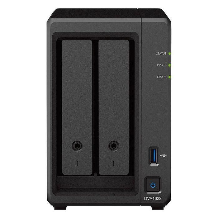 Synology DVA1622 Grabador Digital NVR 4K, 2Bay, Intel Celeron J4125, 6GB DDR4