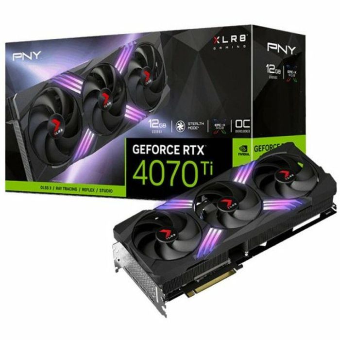 Tarjeta Gráfica PNY GeForce RTX 4070 Ti SUPER XLR8 Gaming VERTO EPIC GEFORCE RTX 4070 16 GB GDDR6 1