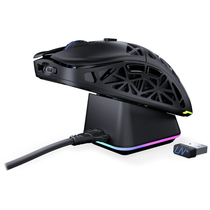 Endorfy LIV Plus Wireless Ratón Gaming Inalámbrico Negro con Estación de Carga 8 Endorfy LIV Plus Wireless Ratón Gaming Inalámbrico Negro con Estación de Carga 8