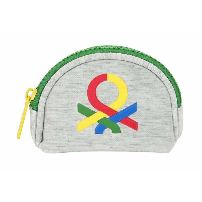 Monedero Benetton Pop Gris (9.5 x 7 x 3 cm) Monedero Benetton Pop Gris (9.5 x 7 x 3 cm)