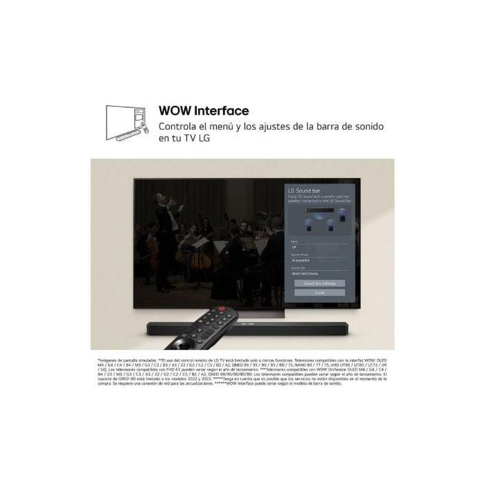 Barra de Sonido LG S40T Negro 300 W 3
