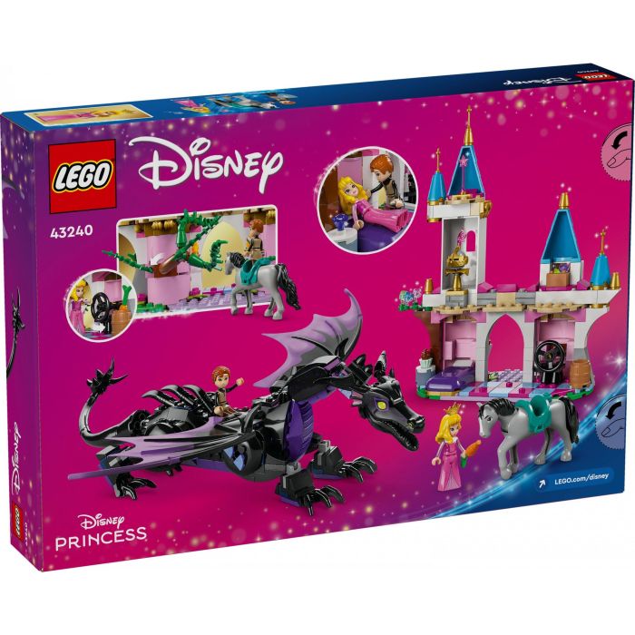Lego 43240 Princesas Disney Maléfica como dragón, juguete para fans de dibujos animados 13