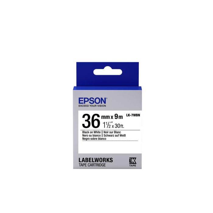 Etiquetas para Impresora Epson C53S657006 Negro Negro/Blanco