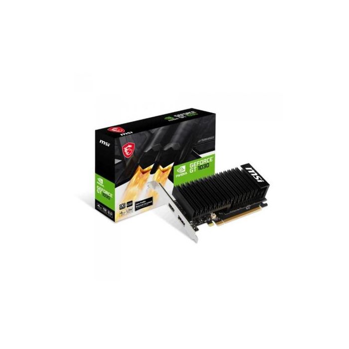 Vga MSI Gt 1030 4Ghd4 Lp Oc,Nv,Gt1030,4Gb,Ddr4,64Bit,Dp+Hdmi,Disipador (Diseño Low Profile+Bracket) 2 Vga MSI Gt 1030 4Ghd4 Lp Oc,Nv,Gt1030,4Gb,Ddr4,64Bit,Dp+Hdmi,Disipador (Diseño Low Profile+Bracket) 2