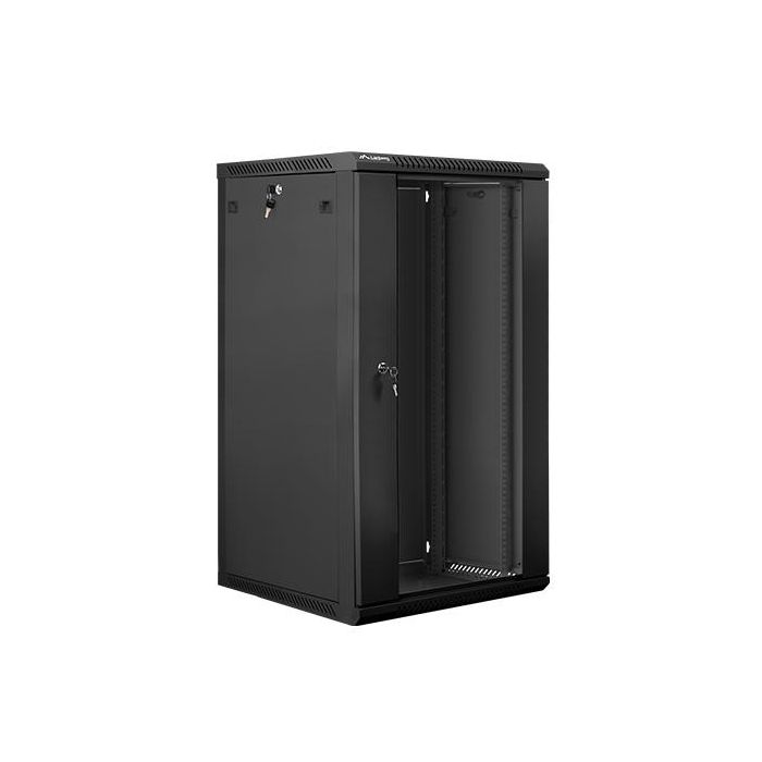 Lanberg WF01-6622-10B armario rack 22U Bastidor de pared Negro 1 Lanberg WF01-6622-10B armario rack 22U Bastidor de pared Negro 1