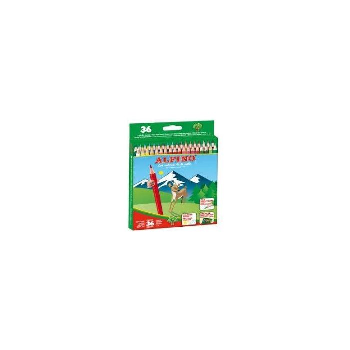 Alpino Lápices De Colores 175 mm C-Surtidos Estuche 36 Ud Alpino Lápices De Colores 175 mm C-Surtidos Estuche 36 Ud