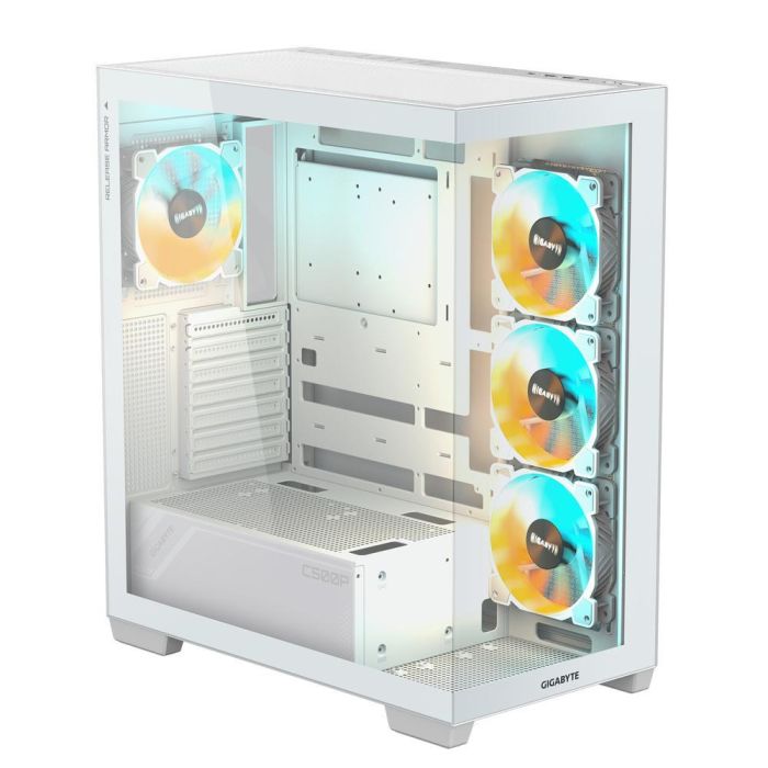 GIGABYTE C500 PANORAMIC STEALTH Midi Tower PC Gaming Blanco para placas base ATX con panel de vidrio templado 5