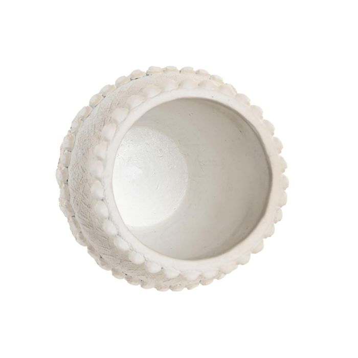 Jarron Tropical DKD Home Decor Blanco 20 x 25 x 20 cm (2 Unidades) 2 Jarron Tropical DKD Home Decor Blanco 20 x 25 x 20 cm (2 Unidades) 2