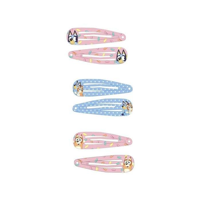 Accesorios pelo clips 6 piezas bluey 6.5 x 12.5 x 0.1 cm 1 Accesorios pelo clips 6 piezas bluey 6.5 x 12.5 x 0.1 cm 1