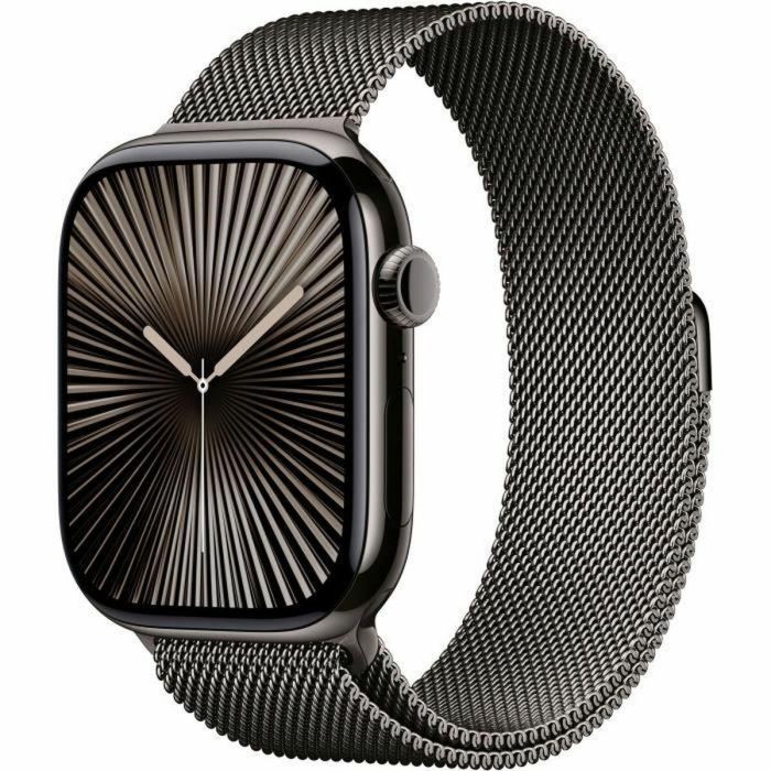 Apple WAT10CEL46SLALOO Apple Watch Series 10 GPS + Cellular 46 mm Caja de Titanio Pizarra Correa Milanese Loop Pizarra M/L