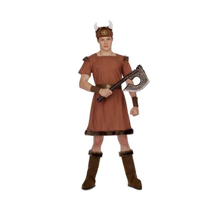 My Other Me Disfraz Vikingo Odin Sombrero Vestido Cinturón Muñequeras Cubrebotas Talla M/L 2