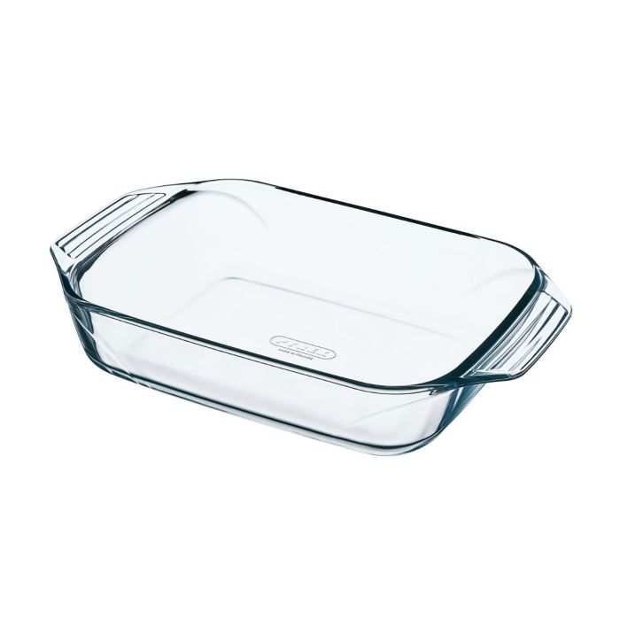 Pyrex Fuente Rectangular Horno Vidrio Borosilicato Let's Share 39x24.5x6.9 cm Apta Microondas Congelador Lavavajillas 300°C
