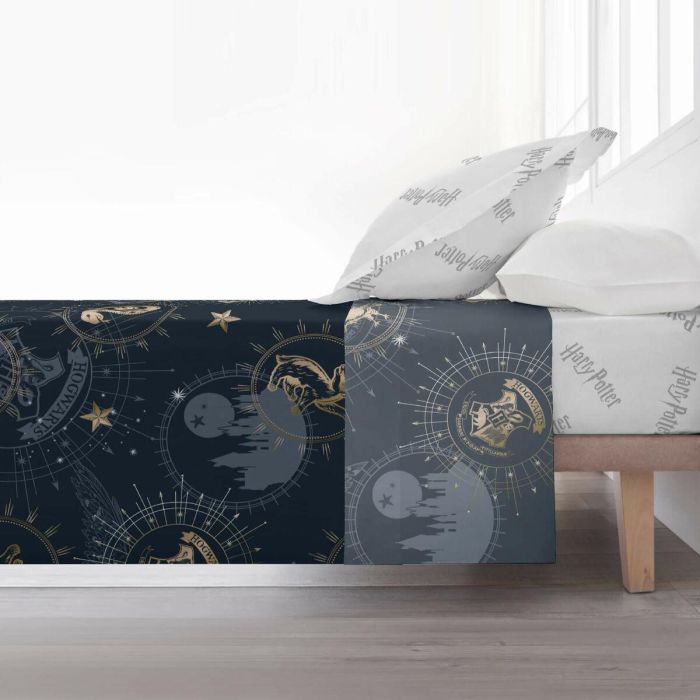 Juego de Sábanas Harry Potter HPotter Gold Multicolor Cama 90 cm 5