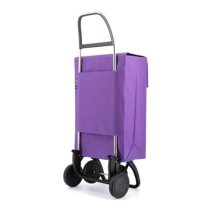 Rolser Carro de la Compra Jean LN 4 Ruedas, Plegable, Base Abatible, Malva 4 Rolser Carro de la Compra Jean LN 4 Ruedas, Plegable, Base Abatible, Malva 4