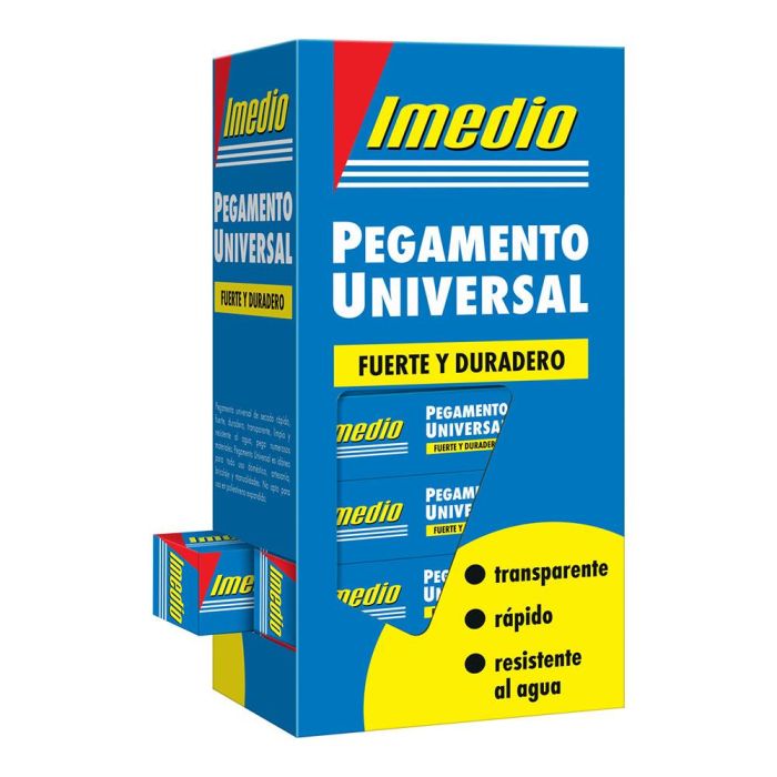 Pegamento Imedio Universal Transparente Banda Azul 35 mL Unidad 2