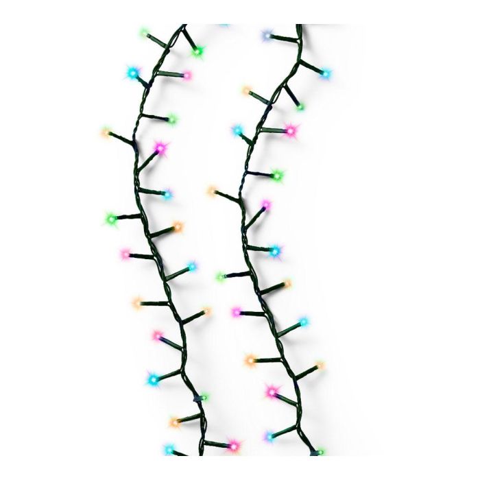 Guirnalda LED Compact 500 Luces Multicolor Pastel Parpadeante, Cable Verde 16m - Exterior IP44 con 8 Funciones 1 Guirnalda LED Compact 500 Luces Multicolor Pastel Parpadeante, Cable Verde 16m - Exterior IP44 con 8 Funciones 1