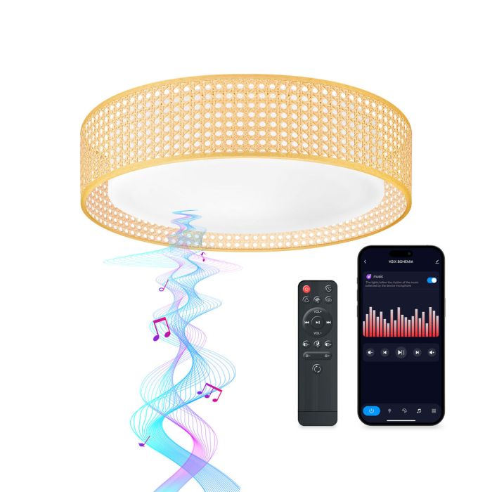 Plafón LED KSIX Bohemia E 35 W 4000 Lm 7 Plafón LED KSIX Bohemia E 35 W 4000 Lm 7