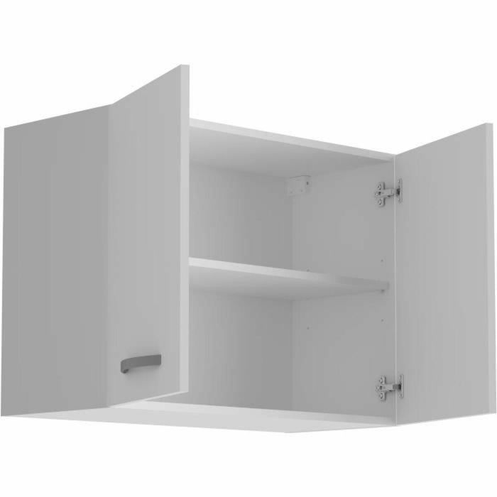 Oslo 244003 Mueble Alto con 2 Puertas, Gabinete de Almacenamiento para Hogar, Blanco, 80x36x58 cm (LxPxA) 3 Oslo 244003 Mueble Alto con 2 Puertas, Gabinete de Almacenamiento para Hogar, Blanco, 80x36x58 cm (LxPxA) 3