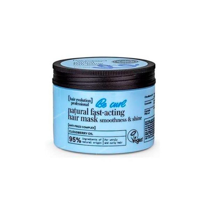 Hair Evolution Be Curl Mascarilla 150ml - Hidratación Profunda Rizos Definidos y Reparación Cabello Dañado Vegano