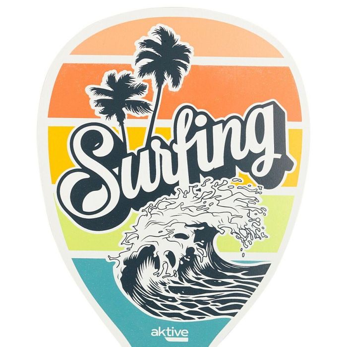 Palas de Playa con Pelota Aktive Surf 20 x 40 cm (12 Unidades) 4 Palas de Playa con Pelota Aktive Surf 20 x 40 cm (12 Unidades) 4