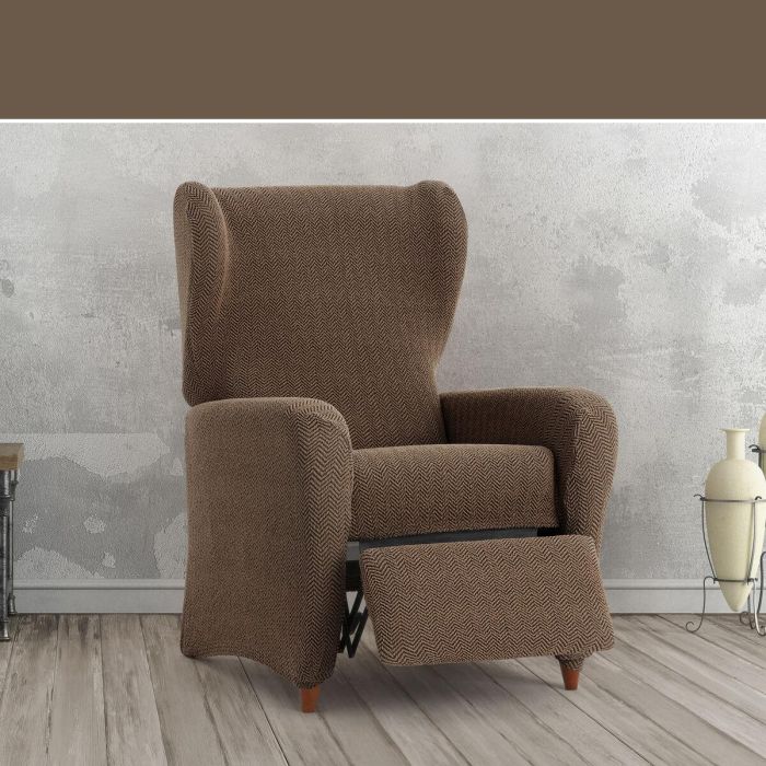 Funda para sillón Eysa JAZ Marrón 90 x 120 x 85 cm 5 Funda para sillón Eysa JAZ Marrón 90 x 120 x 85 cm 5