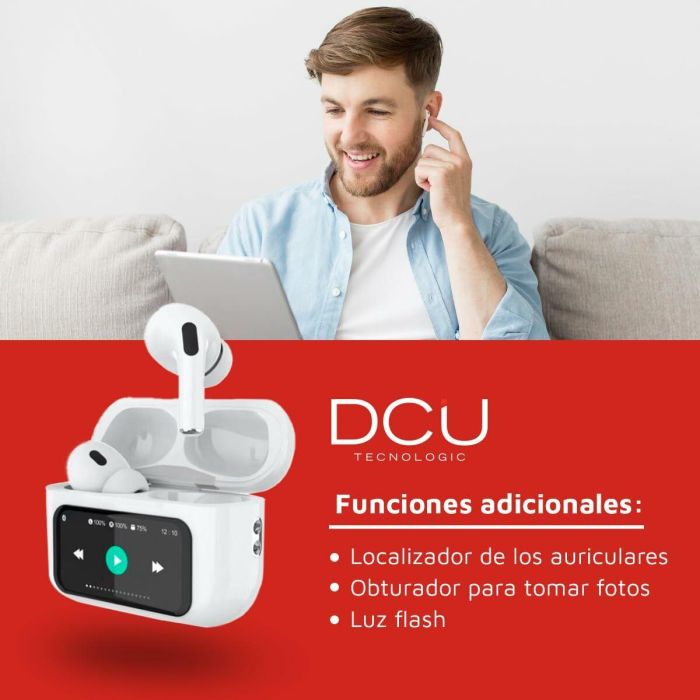 Auriculares Bluetooth DCU 34152080 Blanco 9