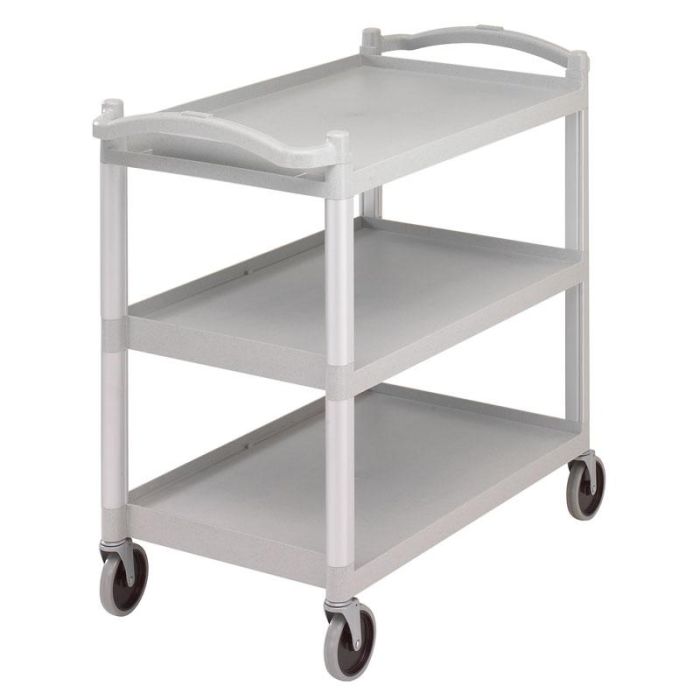 CAMBRO - BC340KD-480 - Carro de servicio panelable con baldas de 80 x 52 cm - 101,5 x 54 x 95 cm - Gris moteado (Paneles no incluidos)