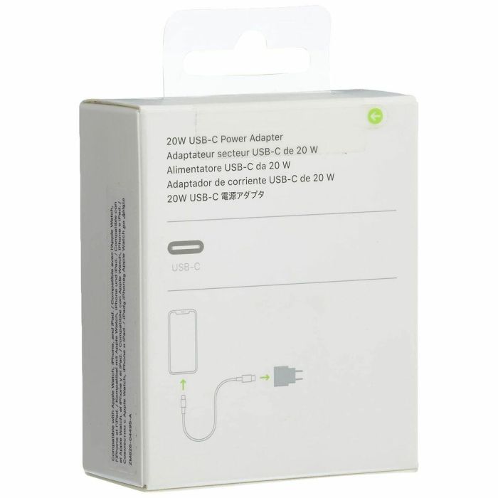 Cargador de Pared Apple MHJE3ZM/A Blanco 20 W Cargador de Pared Apple MHJE3ZM/A Blanco 20 W