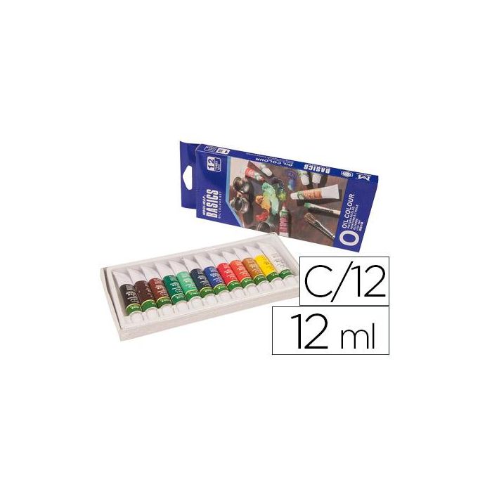 Pintura Oleo Artist Caja Carton De 12 Colores Surtidos Tubo De 12 mL