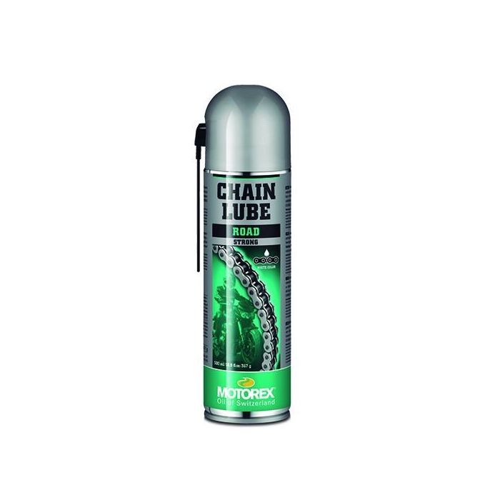 Motorex MTX302347 Lubricante Cadenas Blanco Road Strong Spray 500 mL para Motos de Carretera O-Ring X-Ring, Alta Presión Motorex MTX302347 Lubricante Cadenas Blanco Road Strong Spray 500 mL para Motos de Carretera O-Ring X-Ring, Alta Presión
