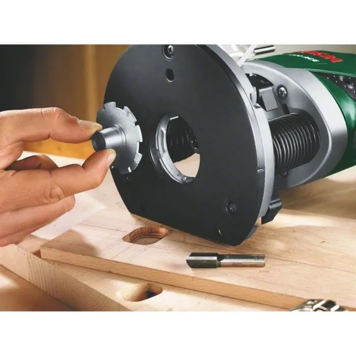 Bosch POF 1400 ACE Router con bloqueo de husillo, tope de profundidad y accesorios incluidos 2 Bosch POF 1400 ACE Router con bloqueo de husillo, tope de profundidad y accesorios incluidos 2