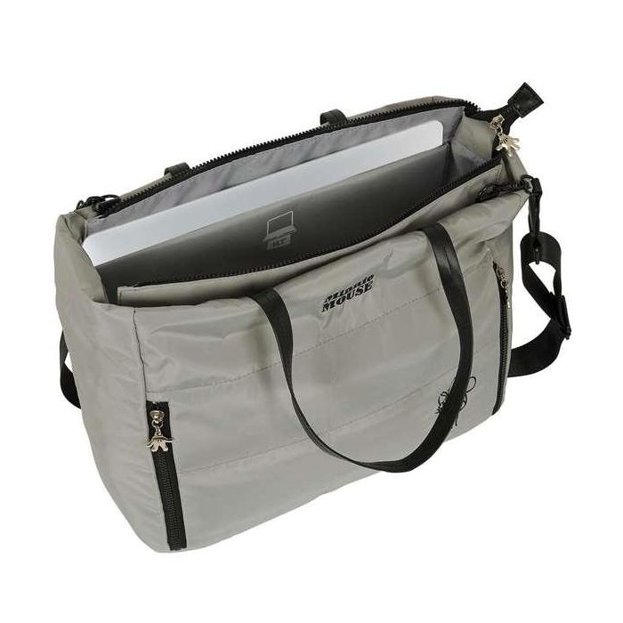 Bolso Minnie Mouse Teen Sand Acolchado Gris 40 x 31 x 17 cm 8