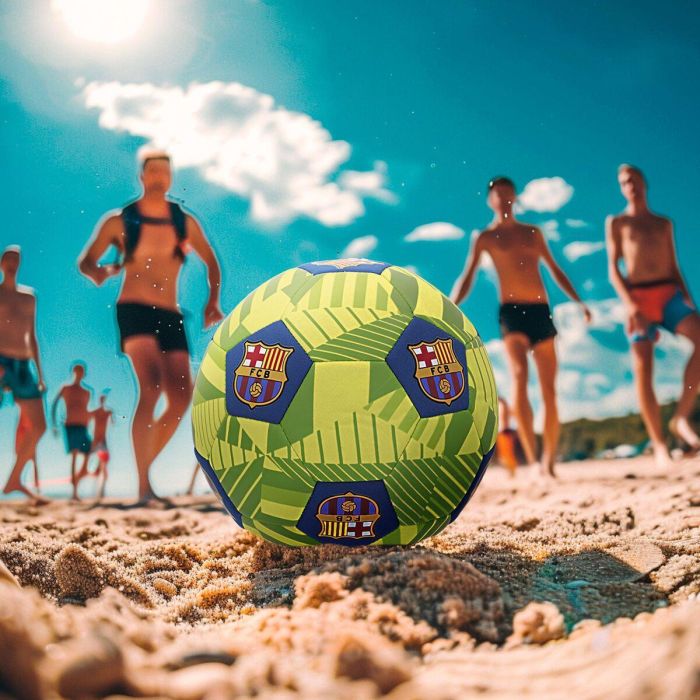 Pelota de playa F.C. Barcelona 21 cm 21 x 21 x 21 cm Verde 2