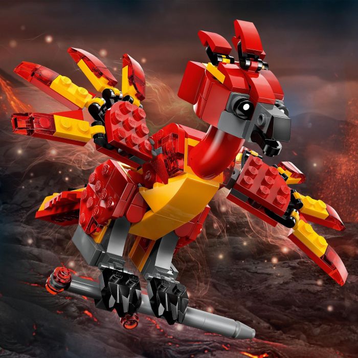 LEGO 76448 Harry Potter Fawkes Fénix de Dumbledore Set de Construcción Figura Articulada 9