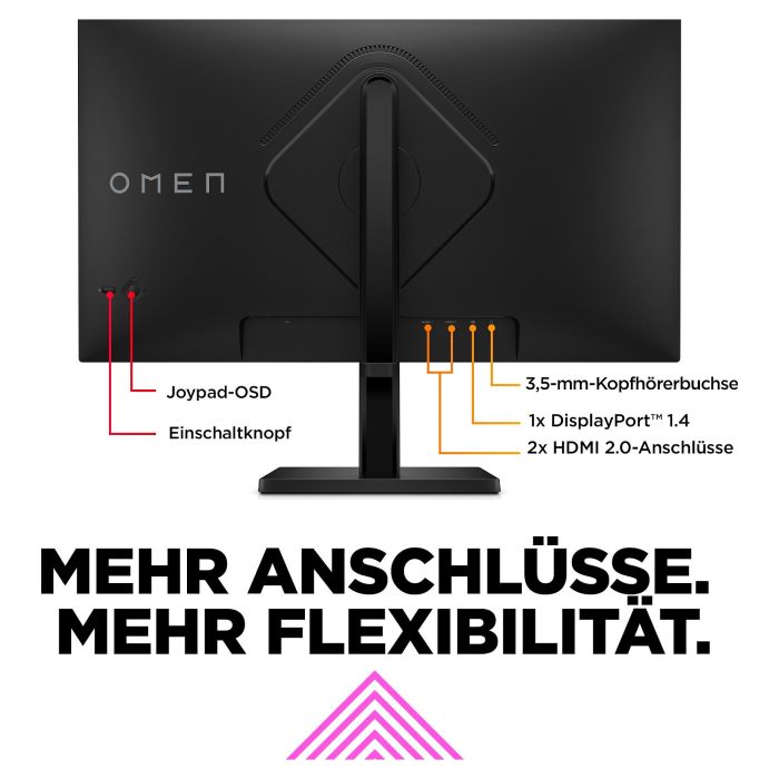 HP Monitor 780H4E9 780H4E9#ABB, 27 Pulgadas, Negro