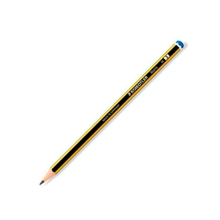 Staedtler Lápiz Noris H 120-3, Dureza H, Caja de 12 Unidades (12 Unidades)
