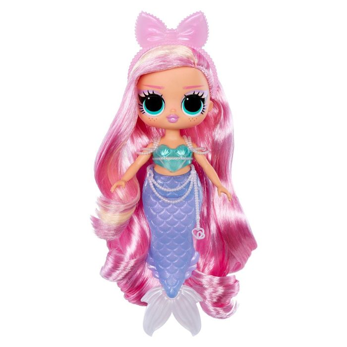 Muñeca l.o.l. surprise tween sirena - lola waves. su cola cambia de color 25,4x12,7x6,35 cm