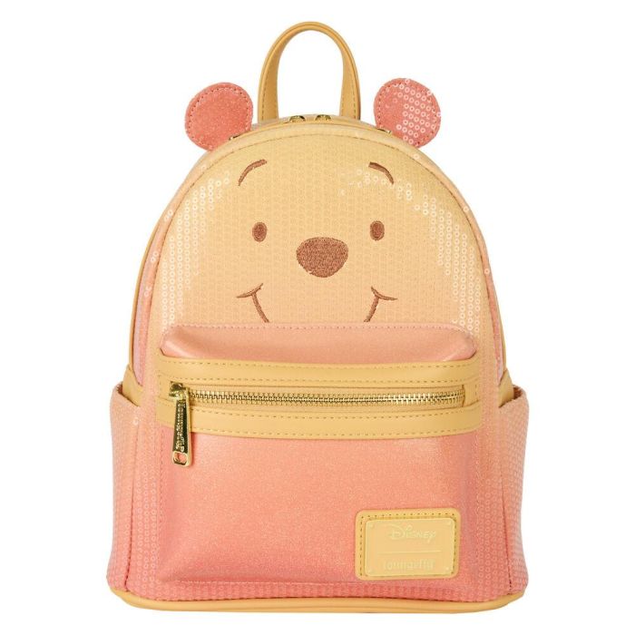Mochila Sequin Glitter Winnie the Pooh Disney Loungefly 1