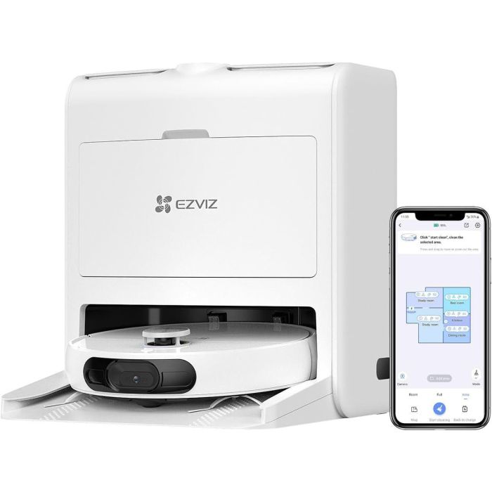 EZVIZ EZV1692798895779 Aspiradora Robot RS2 con Base Multifunción Lavado, Secado, Limpieza y Recarga Automática 4000 Pa 0 EZVIZ EZV1692798895779 Aspiradora Robot RS2 con Base Multifunción Lavado, Secado, Limpieza y Recarga Automática 4000 Pa 0