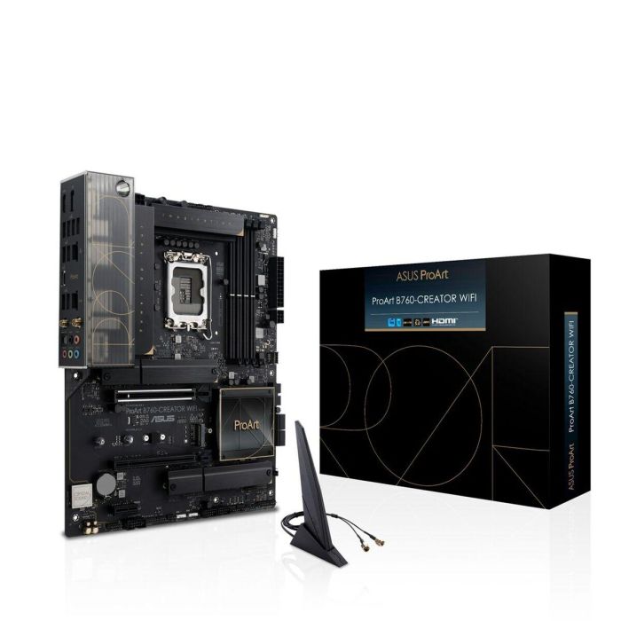 ASUS 90MB1FY0-M0EAY0 Placa Base Intel B760 LGA 1700 ATX, Compatible con Intel Core i3/i5/i7/i9, DDR5, Wi-Fi 6 12