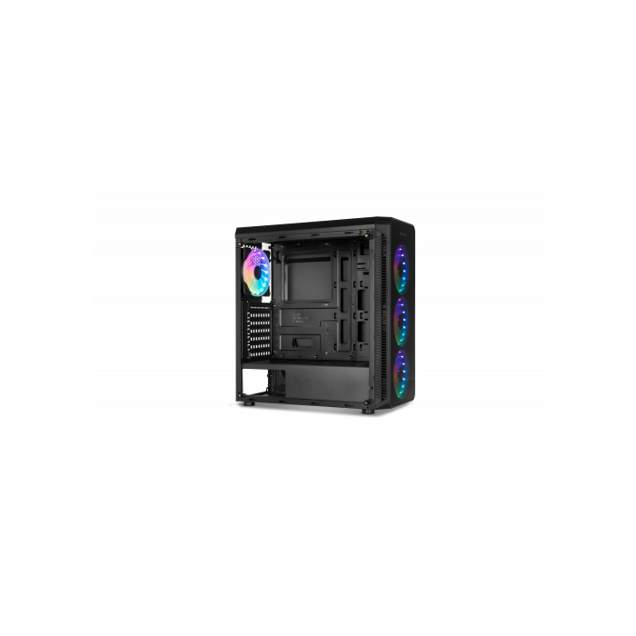 NOX Caja Semitorre ATX Hummer TGM NXHUMMERTGM Negra con RGB y Panel de Cristal Templado 9