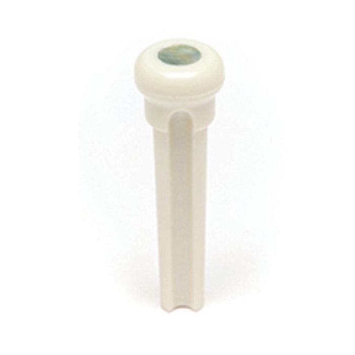 Graphtech Tusq Bridge Pins 4Mm White / Paua Dot (6 Pcs)